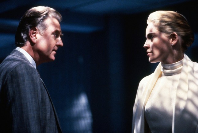 2GP2PRE BASIC INSTINCT, from left: Denis Arndt, Sharon Stone, 1992. ? TriStar /courtesy Everett Collection