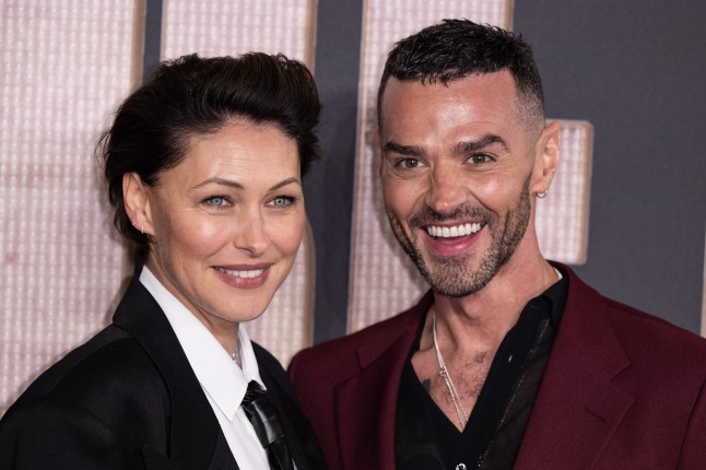 Emma and Matt Willis on the red carpet