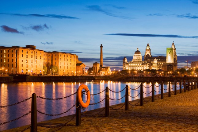 Albert Dock and Liverpool Skyline