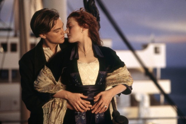 This image released by CBS Entertainment shows Leonardo DiCaprio, left, and Kate Winslet in a scene from "Titanic." Throughout May, CBS is bringing back its Sunday movie showcase, a longtime network fixture that ended nearly 14 years ago. "Titanic" will air on Sunday, May 24. (CBS Entertainment via AP)