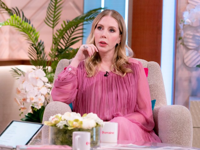 Editorial use only Mandatory Credit: Photo by Ken McKay/ITV/REX (12502438au) Katherine Ryan 'Lorraine' TV show, London, UK - 29 Sep 2021