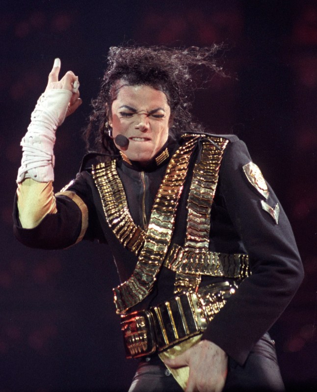 Pop superstar Michael Jackson performs a song dressed like a U.S. 'Cop' during a concert in Sao Paulo, in this October 15, 1993 file photo. Jackson was on the Latin American leg of his "Dangerous" world tour at the time. Michael Jackson has been rushed to UCLA Medical Center in Los Angeles with local media reporting on June 25, 2009 that he had suffered cardiac arrest while other media reports said that the singer had died. REUTERS/Stringer/Files (BRAZIL ENTERTAINMENT HEALTH IMAGES OF THE DAY) - GM1E56Q0I4901