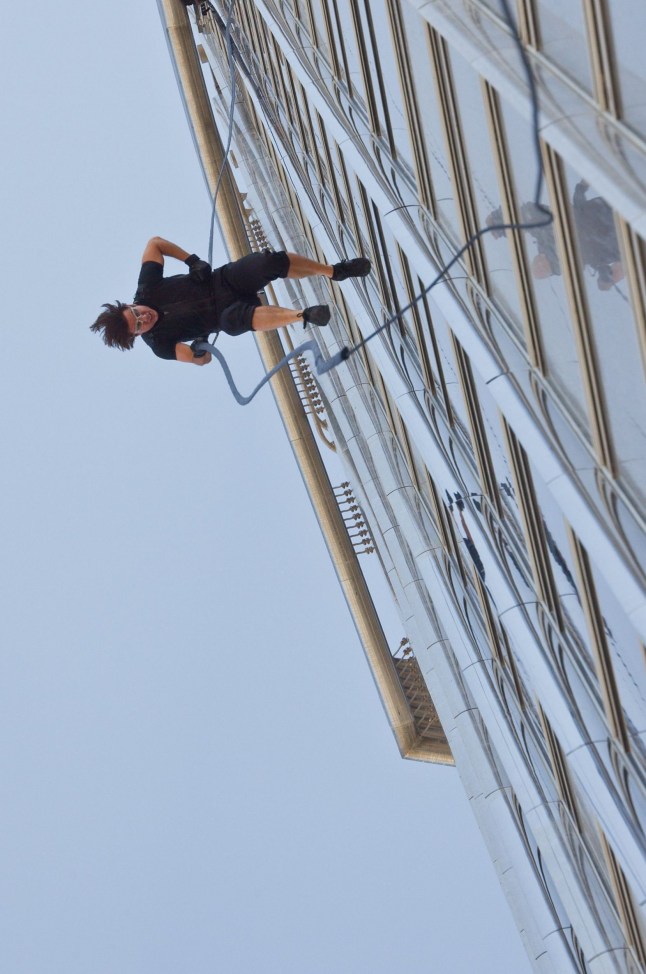 Editorial use only. No book cover usage. Mandatory Credit: Photo by Paramount/Kobal/REX/Shutterstock (5885137ah) Tom Cruise Mission - Impossible - Ghost Protocol - 2011 Director: Brad Bird Paramount Pictures USA Scene Still Mission - Impossible-Ghost Protocol / Mi4 Protocole fant?me