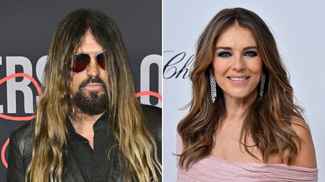 Billy Ray Cyrus and Elizabeth Hurley