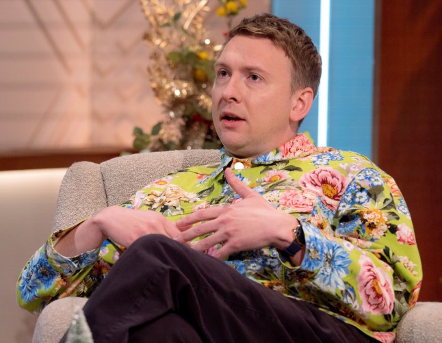 Editorial use only Mandatory Credit: Photo by Ken McKay/ITV/Shutterstock (13658680ap) Joe Lycett 'Lorraine' TV show, London, UK - 09 Dec 2022