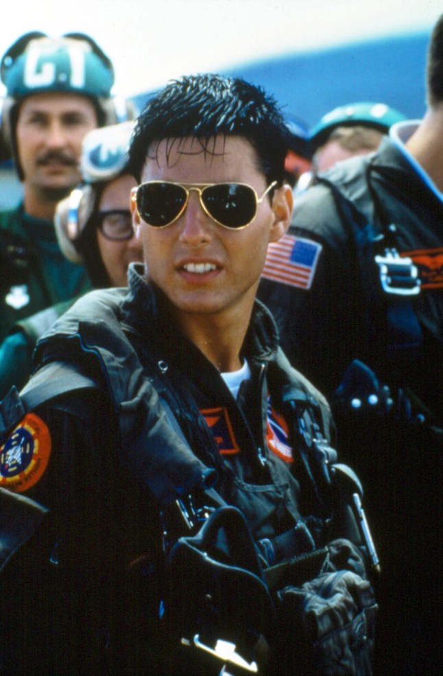 Editorial use only. No book cover usage. Mandatory Credit: Photo by Paramount/Kobal/Shutterstock (5886113by) Tom Cruise Top Gun - 1986 Director: Tony Scott Paramount USA Scene Still Top Gun