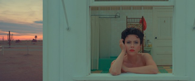 Film handout: Asteroid City Scarlett Johansson in writer/director Wes Anderson's ASTEROID CITY, a Focus Features release. Credit: Courtesy of Pop. 87 Productions/Focus Features