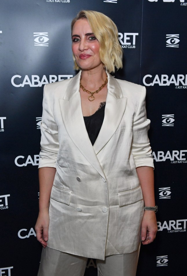 LONDON, ENGLAND - OCTOBER 19: Claire Richards attends an after party celebrating the new cast of "Cabaret At The Kit Kat Club" on October 19, 2023 in London, England. (Photo by Jed Cullen/Dave Benett/Getty Images)