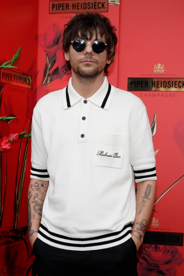 MELBOURNE, AUSTRALIA - JANUARY 27: Louis Tomlinson arrives at Piper Heidsieck during the Australian Open on January 27, 2024 in Melbourne, Australia. (Photo by Sam Tabone/Getty Images)