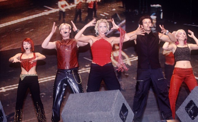 Mandatory Credit: Photo by Piers Allardyce/Shutterstock (3529664b) Steps - Lisa Scott-Lee, Ian H Watkins, Faye Tozer, Lee Latchford-Evans, Claire Richards Mardi Gras Gay Pride Festival, London, Britain - 2000