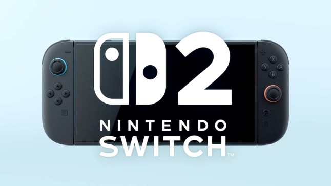 Nintendo Switch 2 console and logo from reveal trailer