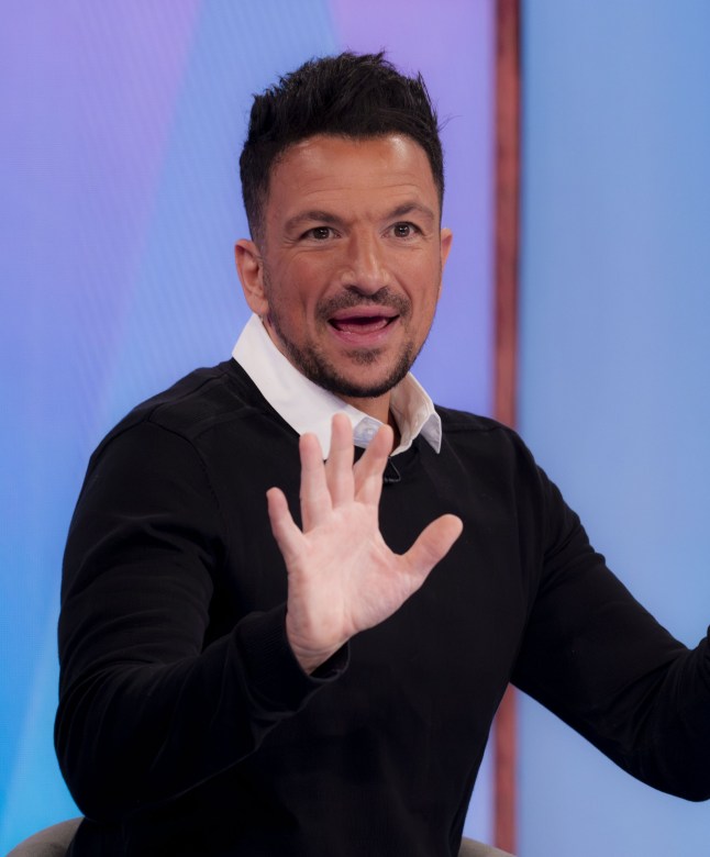 Editorial use only Mandatory Credit: Photo by Ken McKay/ITV/Shutterstock (15124239y) Peter Andre 'Loose Women' TV show, London, UK - 29 Jan 2025