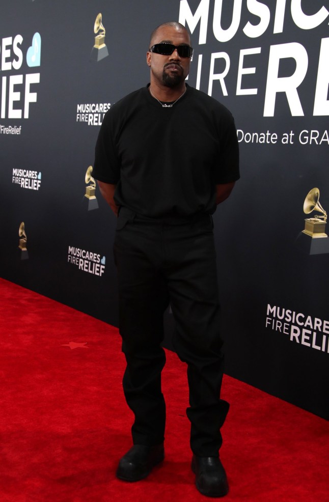 Mandatory Credit: Photo by Matt Baron/BEI/Shutterstock (15123168ls) Kanye West 67th Annual Grammy Awards, Arrivals, Los Angeles, USA - 02 Feb 2025