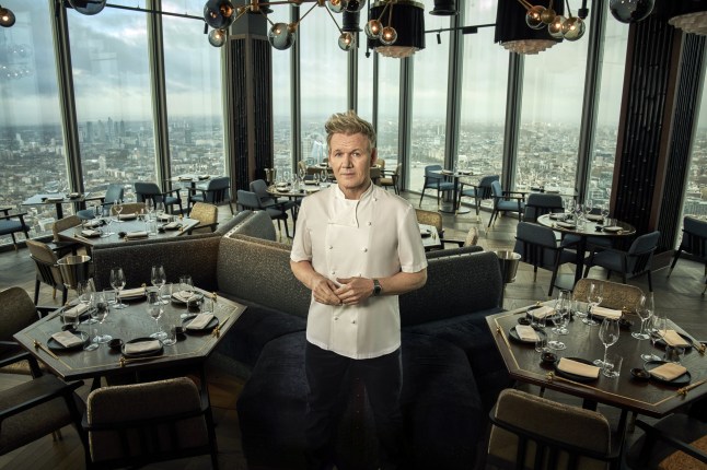 Undated handout photo issued by Gordon Ramsay Restaurants of the celebrity chef at Lucky Cat by Gordon Ramsay in 22 Bishopsgate, London. Ramsay has expanded his empire with four new openings in London, all in one building and including the capital's highest restaurant. Issue date: Monday February 3, 2025. PA Photo. The chef has opened 120-seat Lucky Cat on level 60 at 22 Bishopsgate, offering an Asian-inspired menu with dishes including soft shell crab maki, uni toast, and 'The World of Wagyu' with prime cuts from around the globe. See PA story CONSUMER Ramsay. Photo credit should read: Gordon Ramsay Restaurants/PA Wire NOTE TO EDITORS: This handout photo may only be used in for editorial reporting purposes for the contemporaneous illustration of events, things or the people in the image or facts mentioned in the caption. Reuse of the picture may require further permission from the copyright holder.