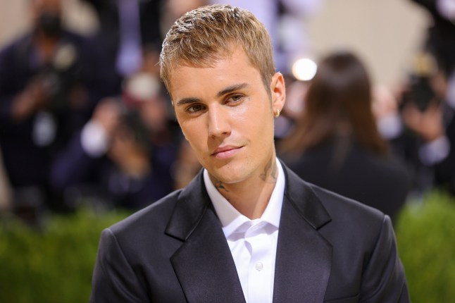 NEW YORK, NEW YORK - SEPTEMBER 13: Justin Bieber attends The 2021 Met Gala Celebrating In America: A Lexicon Of Fashion at Metropolitan Museum of Art on September 13, 2021 in New York City. (Photo by Theo Wargo/Getty Images)