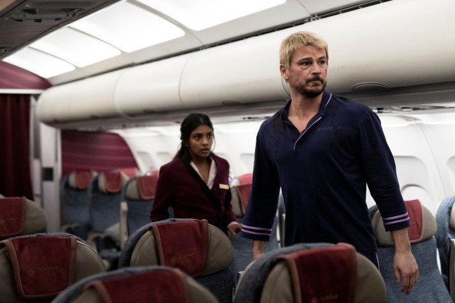 A mercenary takes on the task of eliminating a high value target on a plane flight, but when an onslaught of rival assassins descend upon them both, he realizes they have to team up in order to survive. This is a kinetic action/thriller with levity ??? think JOHN WICK meets DIE HARD on a plane.