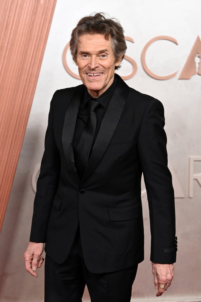 Mandatory Credit: Photo by David Fisher/Shutterstock (15168292jo) Willem Dafoe 97th Annual Academy Awards, Arrivals, Los Angeles, California, USA - 02 Mar 2025