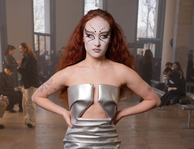 Chappell Roan at the Rick Owens Fall RTW 2025 fashion show as part of Paris Fashion Week on March 6, 2025 in Paris, France. (Photo by Swan Gallet/WWD via Getty Images)