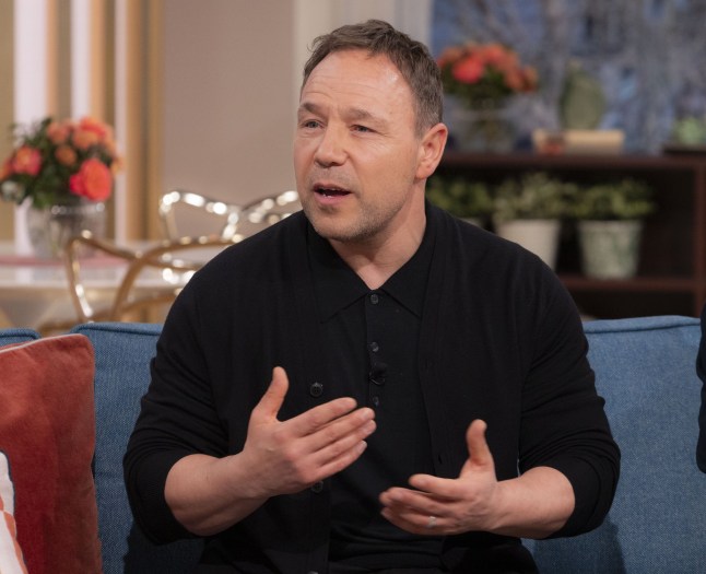 Editorial use only Mandatory Credit: Photo by Ken McKay/ITV/REX/Shutterstock (15198367p) Stephen Graham 'This Morning' TV show, London, UK - 14 Mar 2025