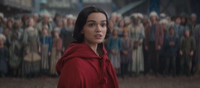 Undated film still handout from Snow White. Pictured: Rachel Zegler as Snow White. See PA Feature SHOWBIZ Film Snow White. WARNING: This picture must only be used to accompany PA Feature SHOWBIZ Film Snow White. PA Photo. Picture credit should read: 2024 Disney Enterprises, Inc. All Rights Reserved. NOTE TO EDITORS: This picture must only be used to accompany PA Feature SHOWBIZ Film Snow White.
