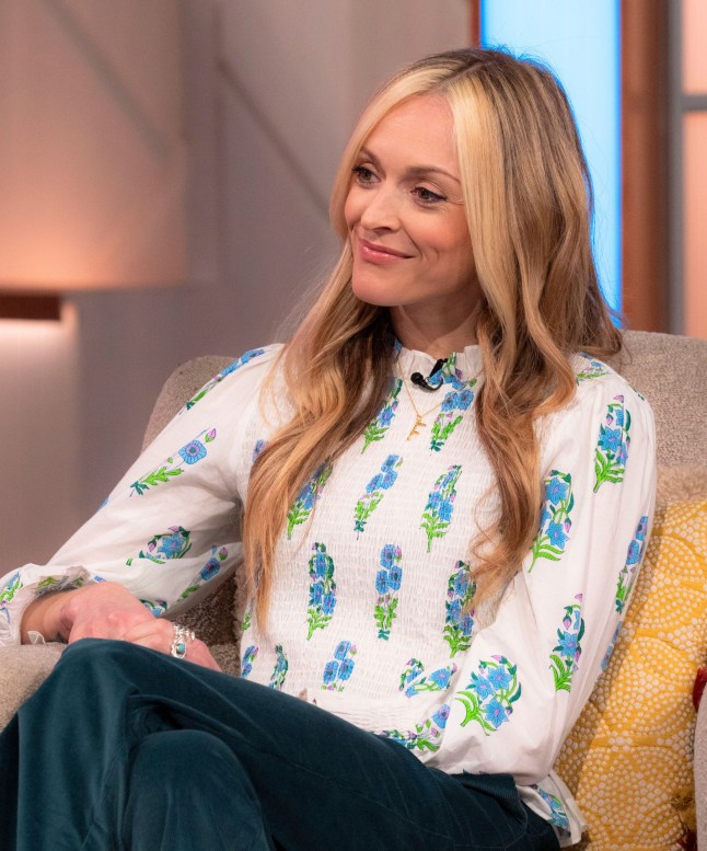 Editorial use only Mandatory Credit: Photo by Ken McKay/ITV/Shutterstock (15230996t) Fearne Cotton 'Lorraine' TV show, London, UK - 31 Mar 2025