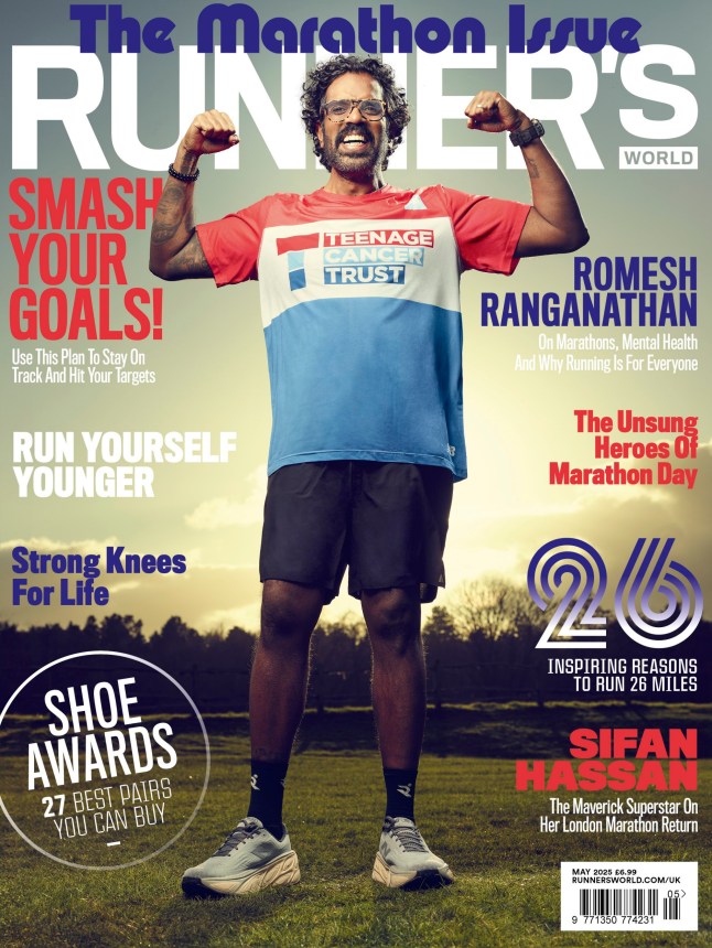 Romesh Ranganathan stars on cover of Runner's World & opens up in major interview T&Cs ? Please feature the Runner?s World UK May issue front cover with the images at all times. Please apply credit: ?Julian Benjamin / Runner?s World? and download the cover from here: https://we.tl/t-M7Hajs7a8y ? Please credit the quotes to ?Runner?s World UK? in the opening three paragraphs, and for online editorial, hyperlink this credit to: https://www.runnersworld.com/uk/news/a64339925/romesh-ranganathan/ ? Please also state: ?The full interview can be read in the May issue of Runner?s World UK, on sale now? ? There is a selection of images of Romesh Ranganathan available to use, with credit, ?Julian Benjamin / Runner?s World?. Please download from the following links: ? For print editorial, please use the cover and images here: https://we.tl/t-00DjEhhu77 ? For online editorial, please use the cover and images here: https://we.tl/t-0JtVlo9UZV
