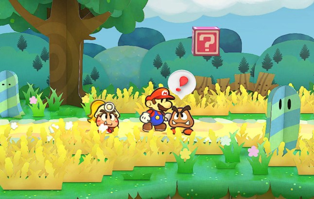 Paper Mario And The Thousand Year Door screenshot with goomba