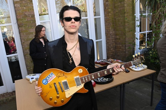 Mandatory Credit: Photo by Dave Hogan/Hogan Media/Shutterstock (15233423aq) Yungblud Buddy Holly foundation Genesis book launch 'Buddy Holly: Words of Love,' The Orangery Holland Park, London, UK - 02 Apr 2025