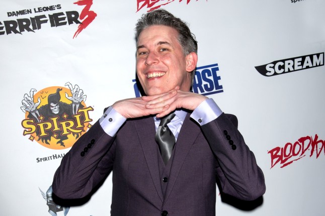 Mandatory Credit: Photo by Janet Mayer/REX/Shutterstock (14767646bq) David Howard Thornton 'Terrifier 3' New York Premiere, USA - 08 Oct 2024