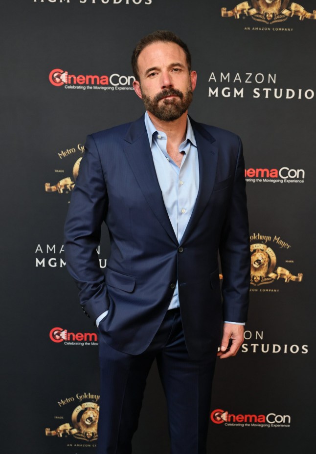 LAS VEGAS, NEVADA - APRIL 02: Ben Affleck seen at the Amazon MGM Studios CinemaCon 2025 presentation at The Colosseum at Caesars Palace on April 02, 2025 in Las Vegas, Nevada. (Photo by Eric Charbonneau/Amazon MGM Studios via Getty Images)