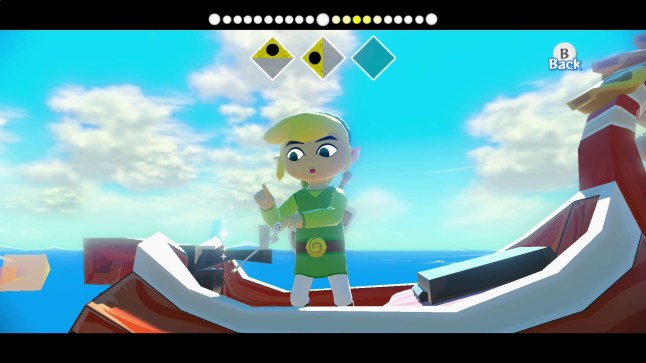 Link conducting in The Legend Of Zelda: The Wind Waker