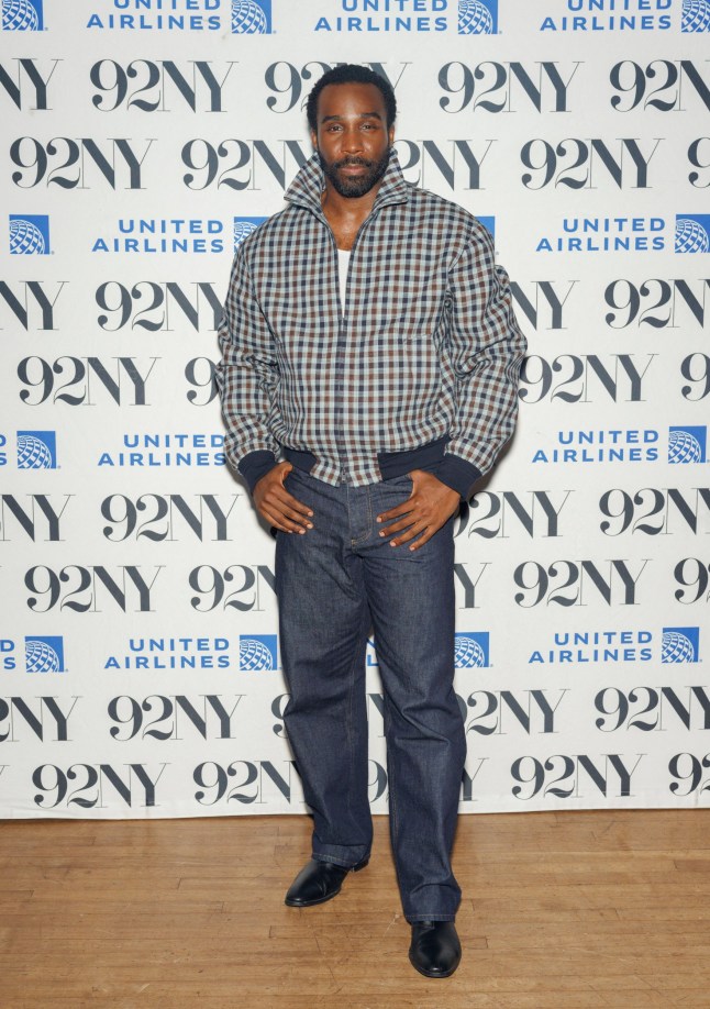 Tramell Tillman poses backstage before discussing the Apple TV+ television series "Severance" at The 92nd Street Y on Thursday, April 3, 2025, in New York. (Photo by CJ Rivera/Invision/AP)