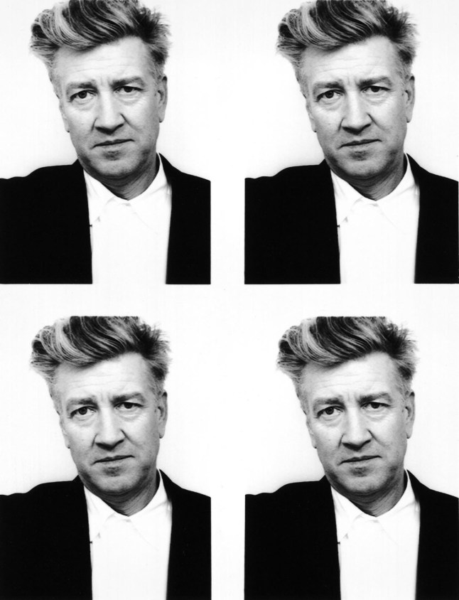 USA Sales Only! Mandatory Credit: Photo by BO/EVA/Queen/Remi Agency/REX/Shutterstock (15104216a) Dec 25, 2001; Madrid, SPAIN; USA Sales Only! Director DAVID LYNCH poses for photographer ALISTAIR MORRISON's photographic exposition 'REFLECT.' Celebs also put their thoughts to paper. (See consecutive pictures) Proceeds will benefit needy children.. Celebrities 'Reflect', Madrid, Spain - 25 Dec 2001