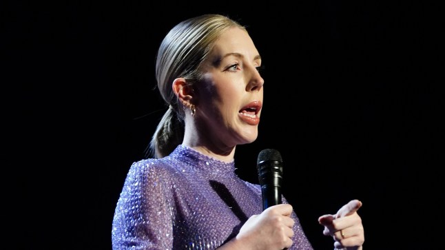 Katherine Ryan during the Teenage Cancer Trust show - A Night of Comedy - at the Royal Albert Hall, London. Picture date: Tuesday March 25, 2025. PA Photo. Photo credit should read: Ian West/PA Wire