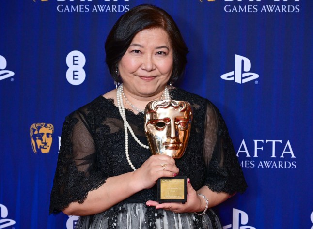 Yoko Shimomura at the Bafta Games Awards 2025