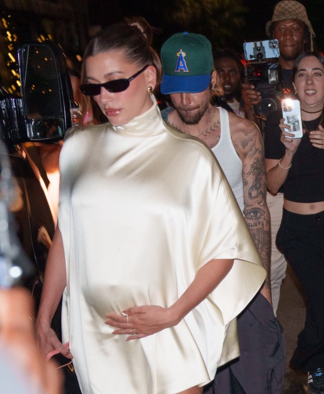 NEW YORK, NEW YORK - JUNE 23: Justin Bieber and Hailey Bieber are seen on June 23, 2024 in New York City. (Photo by Gotham/GC Images)