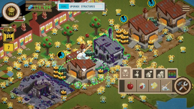 The cuddly Thronglets in a Black Mirror game