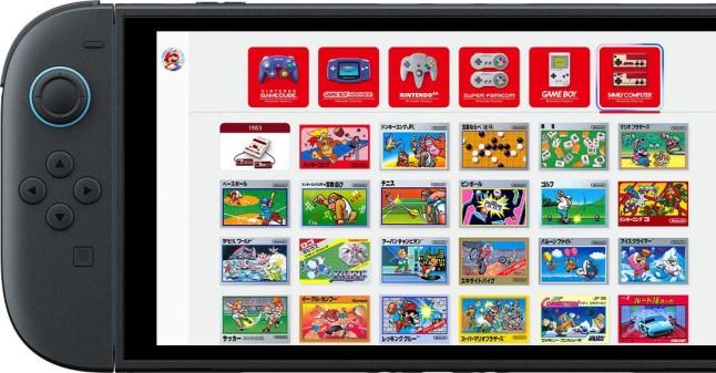 Switch Online app on the Nintendo Switch 2