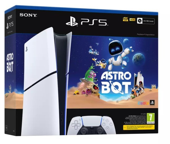 Astro Bot PS5 digital bundle box