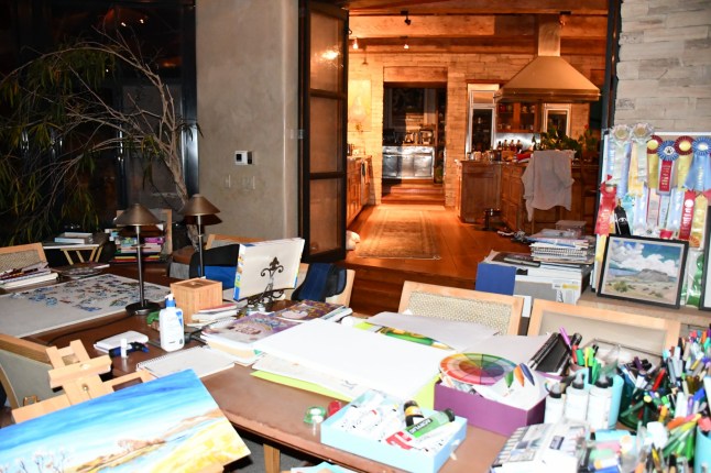 Image provided by the Santa Fe County Sheriff's Office during the course of their investigation and search of the home of Gene Hackman and his wife Betsy Arakawa, where the two were found dead Thursday, Feb. 27, 2025, in Santa Fe, New Mexico