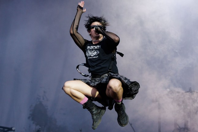 10 Euros minimum Mandatory Credit: Photo by APA-PictureDesk GmbH/REX/Shutterstock (14641999g) The British musician Yungblud during a concert on 'Space Stage'. Frequency Festival 2024, St. Poelten, Austria - 14 Aug 2024