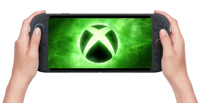 Xbox logo on a Nintendo Switch 2