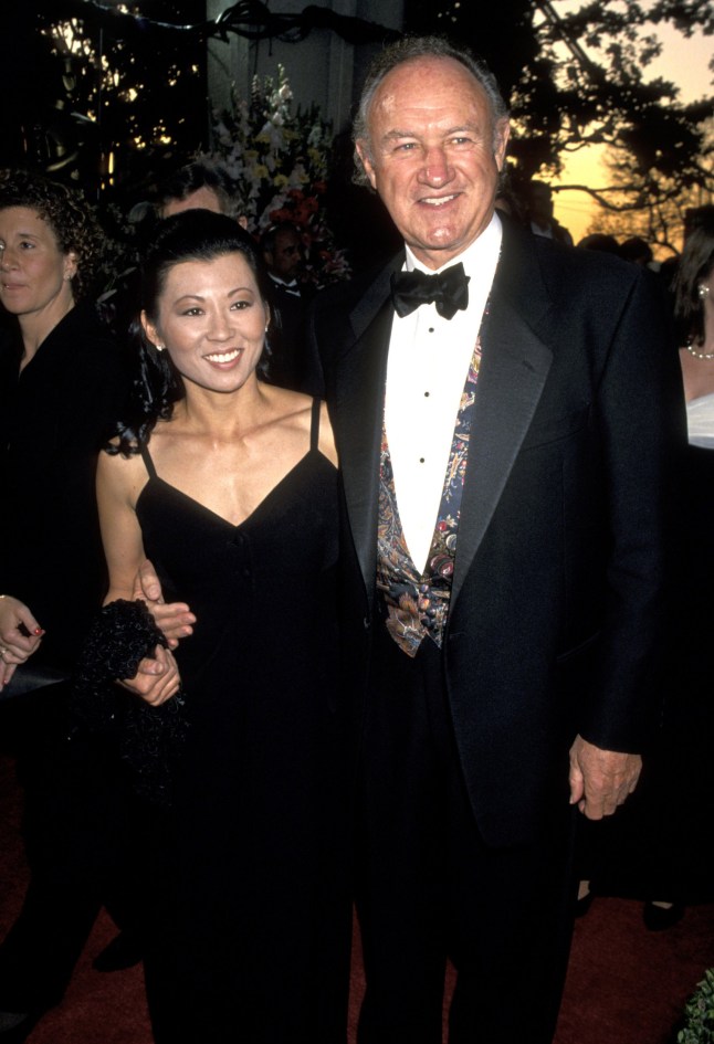 Gene Hackman and Betsy Arakawa during 66th Annual Academy Awards at Dorothy Chandler Pavillion in Los Angeles, CA, United States. (Photo by Ron Galella/Ron Galella Collection via Getty Images)