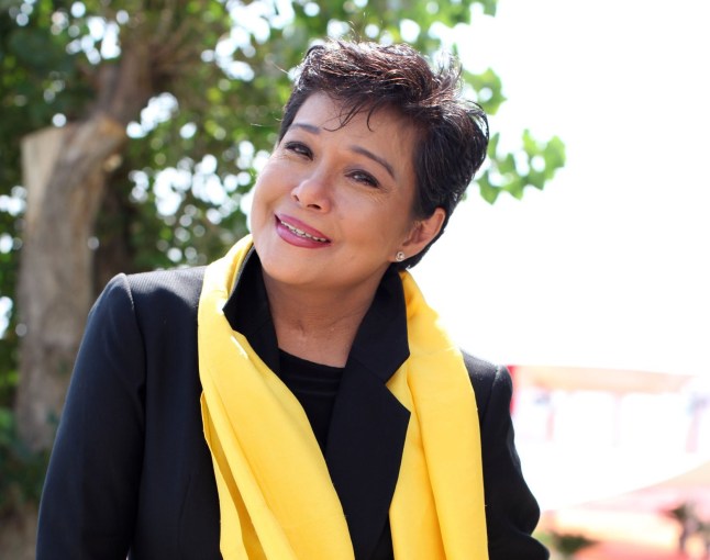 VENICE, ITALY - SEPTEMBER 06: Philippine actress Nora Aunor from the film 'Thy Womb' poses during the 69th Venice Film Festival at the Excelsior Hotel on September 6, 2012 in Venice, Italy. (Photo by Franco Origlia/Getty Images)