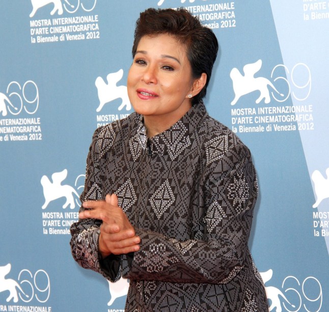 Mandatory Credit: Photo by Action Press/REX/Shutterstock (1841752a) Nora Aunor 'Thy Womb' film photocall, 69th Venice Film Festival, Italy - 06 Sep 2012