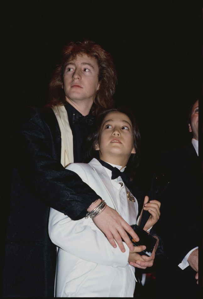 Julian and Sean Lennon (Photo by Lynn Goldsmith/Corbis/VCG via Getty Images)