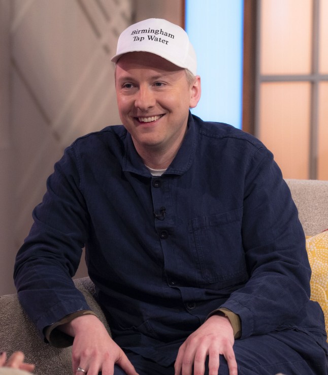 Editorial use only Mandatory Credit: Photo by Ken McKay/ITV/Shutterstock (15264421o) Joe Lycett 'Lorraine' TV show, London, UK - 22 Apr 2025
