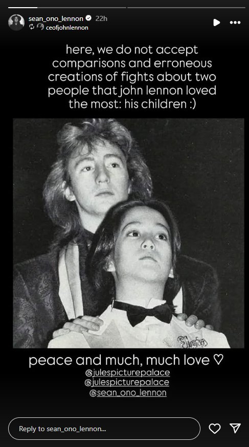 Inside 'feud' between John Lennon's sons as Sean Ono speaks out Julian Lennon