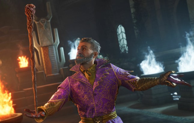 Wizard character in Elder Scrolls 4: Oblivion Remastered