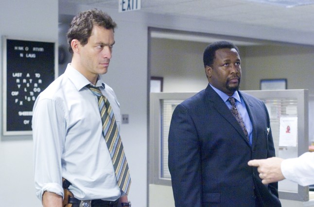 Editorial use only. No book cover usage. Mandatory Credit: Photo by Hbo/Blown Deadline/Kobal/REX/Shutterstock (5883870y) Dominic West, Wendell Pierce The Wire - 2002 Hbo/Blown Deadline USA Television Music